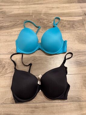 Set of Victoria’s Secret PINK Push-up Bras
